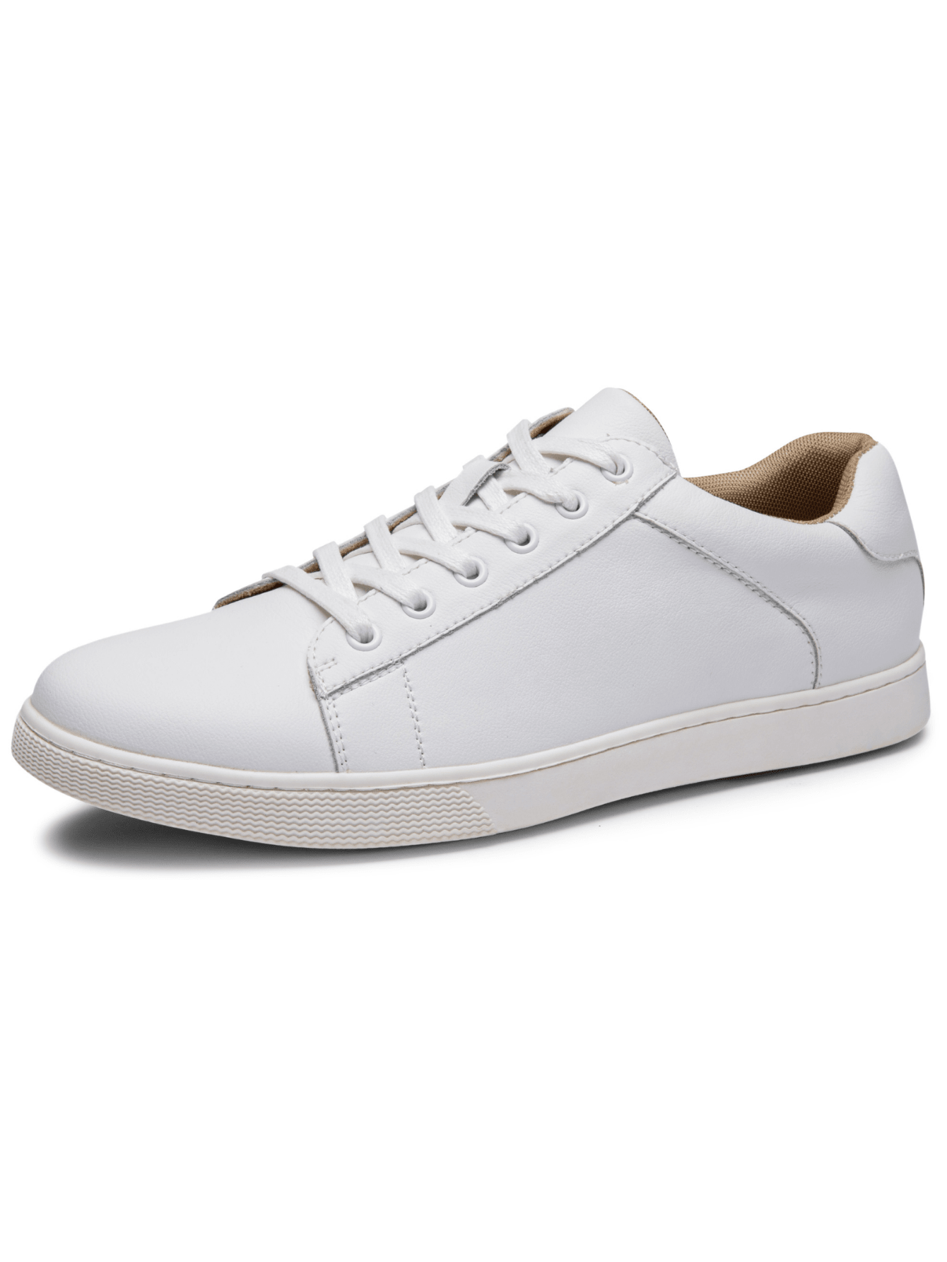 SHOESMALL Jousen Men's Leather Sneakers Fashion Dress Sneakers Business