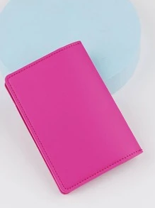 Fashionable Travel Gold Foil Passport Holder Passport Cover Passport Case Passport Wallet Passport Bag Passport Pouch For Men And Women Travel Essentials Travel Accessories Travel Stuff Travel Organiser Travel Items Travel Wallet Passport Holder Passport Wallet Beach Vacation Bag Summer Christmas Vacation - Rose Red - View 4