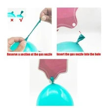 MECRLA 12入組混合圖案裝飾彩色可愛乳膠小氣球適合派對 - 彩色 - 查看 3