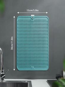 1pc Silicone Dish Drying Mat