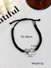 Evil Eye Decor Beaded Anklet