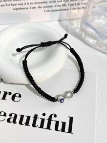 Evil Eye Decor Beaded Anklet