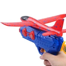 1 pieza avión Divertido Juguete al aire libre tiroteo Juego - Azul - Ver 1