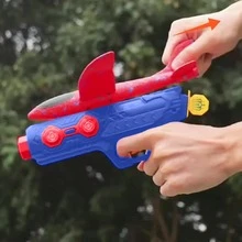 1 pieza avión Divertido Juguete al aire libre tiroteo Juego - Azul - Ver 2