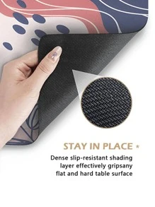 Leaf Pattern Mouse Mat - Multicolor - View 6