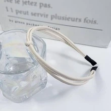 Knot Decor Headband - White - View 7