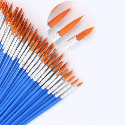 Set de 50 piezas de brochas para pintura al óleo, de vuelta al cole