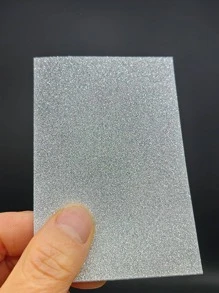 50pcs/Pack Popcorn Card Film, 20 Silk High-Transparency CPP 3-Inch Flat Mouth Protective Cover For Small Cards, Gucard,  Pictures, ID Card Cover, OPP Bag, Storage Box, Transparent Flip-Top Container - Silver - View 3