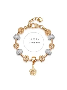 1 Hoa Quyến Rũ Charm Đá Đính Hạt Trang Trí Vòng Tay Cho Nữ Trang Trí Hàng Ngày - Nhiều màu - Xem 5