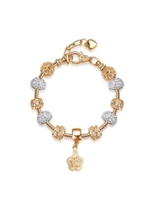 1 Hoa Quyến Rũ Charm Đá Đính Hạt Trang Trí Vòng Tay Cho Nữ Trang Trí Hàng Ngày - Nhiều màu - Xem 1