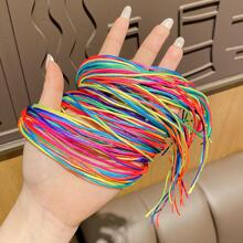 5 chiếc dây buộc tóc nhiều màu sắc - Nhiều màu - Xem 5