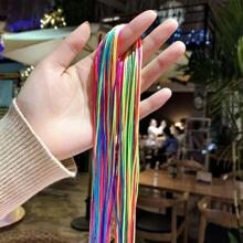 5 chiếc dây buộc tóc nhiều màu sắc - Nhiều màu - Xem 4