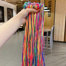 5 chiếc dây buộc tóc nhiều màu sắc - Nhiều màu - Xem 1