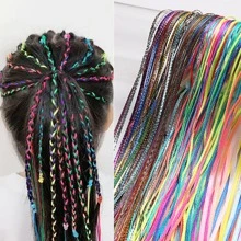 5 chiếc dây buộc tóc nhiều màu sắc - Nhiều màu - Xem 6