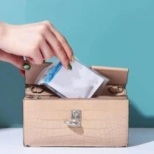 1pc PVC Raincoat, Modern Disposable Rain Jacket For Outdoor - Multicolor - View 7