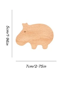 1pc Animal Shaped Wall Hook - Beige - View 4