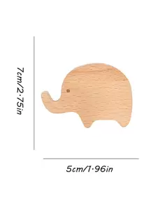 1pc Animal Shaped Wall Hook - Beige - View 7