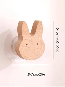 1pc Animal Shaped Wall Hook - Beige - View 6