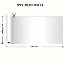 1卷25X30厘米植絨天鵝絨3D效果熱轉印乙烯基HTV電影DIY工藝品 - 淺藍色 - 查看 6