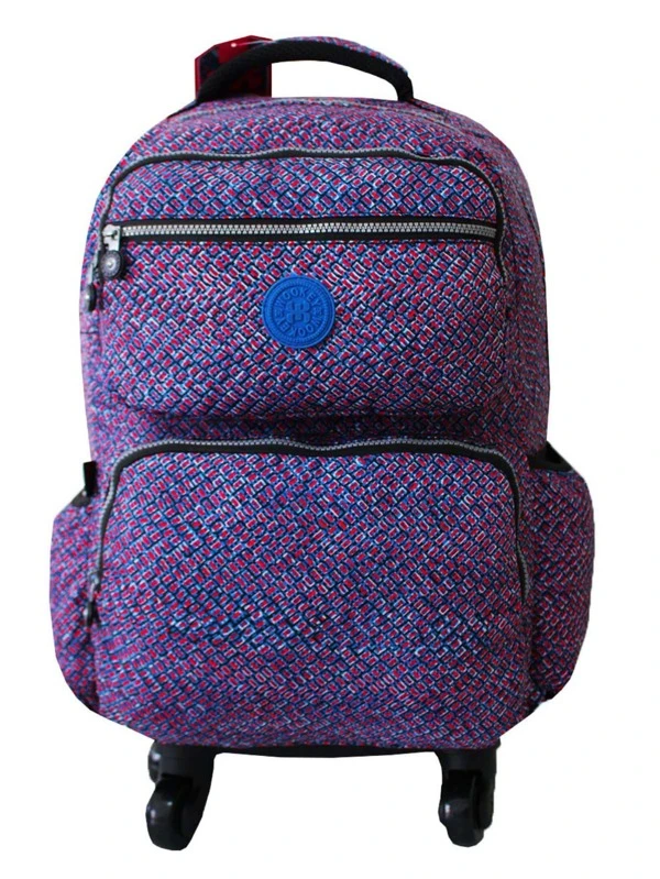 Mochila Escolar Cursinho Juvenil Infantil Meninas Mala Com Rodinhas Porta Notebook Rodinhas 360 Graus