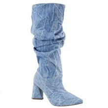 Women Fashion Boots - 藍色 - 查看 2