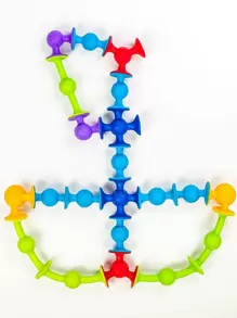 1 套硅胶吸盘玩具，儿童趣味创意玩具学校、学生、文具、学校用品、吸盘玩具、吸盘玩具、儿童玩具