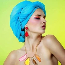 7 piezas de agata pulida con perforaciones, colgante de agata natural, pieza de agata de colores asimétrica - Multicolor - Ver 2