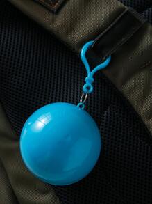 1pc PVC Disposable Raincoat, Modern Transparent Portable Disposable Rain Cape For Outdoor Travel - Multicolor - View 5