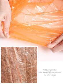 1pc PVC Disposable Raincoat, Modern Transparent Portable Disposable Rain Cape For Outdoor Travel - Multicolor - View 11