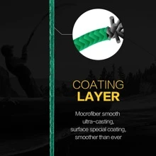 1卷1000M500M300MPE釣魚線 - 彩色 - 查看 5