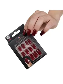 Press On Nails - 紅色 - 查看 1