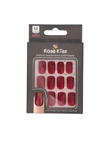 Press On Nails - 紅色 - 查看 2