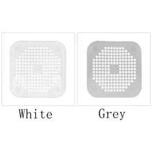 1pc Plain Color Floor Drain Cover, Nordic Sink Anti-Clog Filter Cover For Household - Grey - View 9