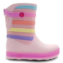 Footz. Kid's Rain Boots - 乾枯玫瑰色 - 查看 2