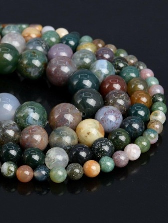 Natural Agate Beads For Bracelet Necklace Making