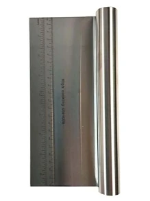 Raspa Ancha De Acero Inox. 21 cm - Gris - Ver 2