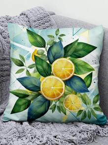 1 Chanh In Đệm Không Chất Độn, Hiện Đại Trái Cây & In Hình Lá Trang Trí Đệm Cho Giường, ghế Sofa - Nhiều màu - Xem 4