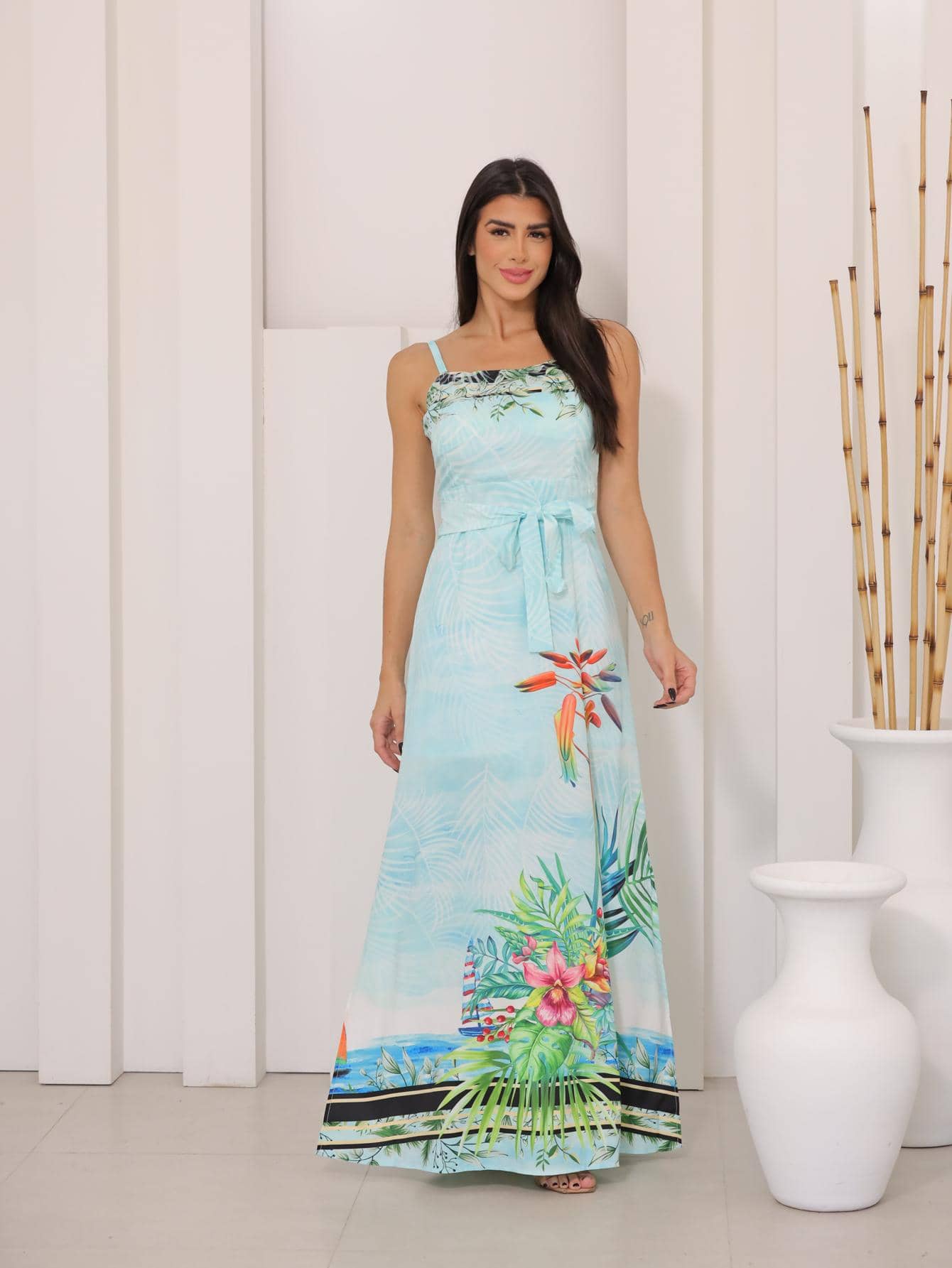 Women Dresses - màu xanh lá - Xem 1