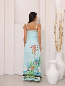 Women Dresses - màu xanh lá - Xem 4