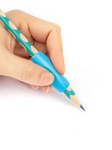 8入組混色筆握，簡單素色矽膠舒適握把，適合兒童、學生 - 彩色 - 查看 8