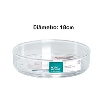 organizador redondo giratorio rotativa transparente para cozinha porta tempero ou cosméticos banheiro