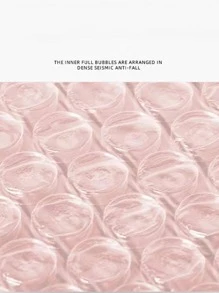 10 cái Hộp thư bong bóng trơn, Túi đóng gói tối giản cho gia đình - Màu Hồng baby - Xem 4