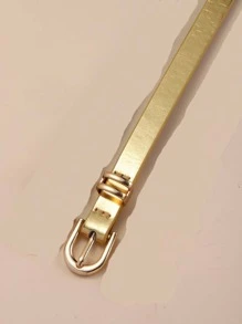 Metal Buckle Belt Summer, School Fall, Autumn, Halloween - Gold - View 5