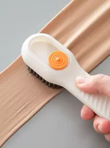 1入組液體填充鞋清潔刷，家用北歐塑料清潔刷 - 白色 - 查看 4