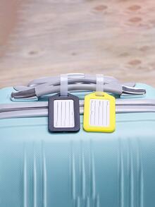 20入組/套隨機顏色PVC行李牌，現代登機牌戶外旅行蜜月旅行配件 - 彩色 - 查看 5