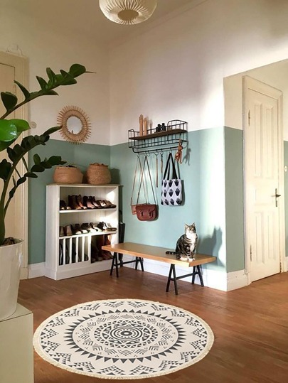 Ala Print Non Slip Vloerkleed ,Room view 2