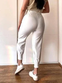Women Pants - White - View 2