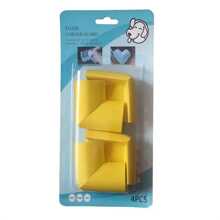 4 Cái/bộ Polyresin Góc Bọc, Màu Trơn Hiện Đại Dày Bảo Vệ Góc Cho Bé Cho Gia Đình - Màu vàng - Xem 2