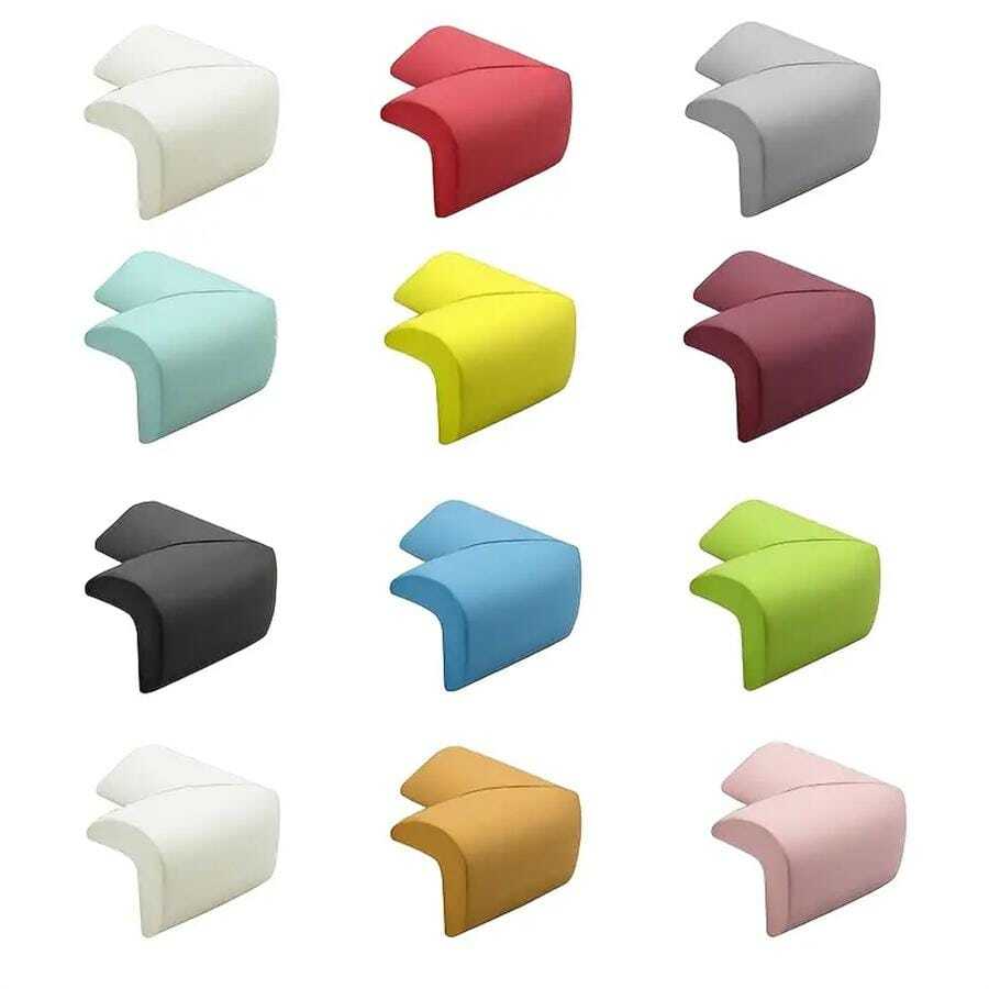 4 Cái/bộ Polyresin Góc Bọc, Màu Trơn Hiện Đại Dày Bảo Vệ Góc Cho Bé Cho Gia Đình - Màu vàng - Xem 1