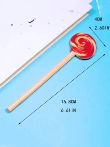 1 cái Bút Gel Hình Kẹo Mút Ngẫu Nhiên, Bút Viết Hiện Đại Dành Cho Học Sinh - Nhiều màu - Xem 6